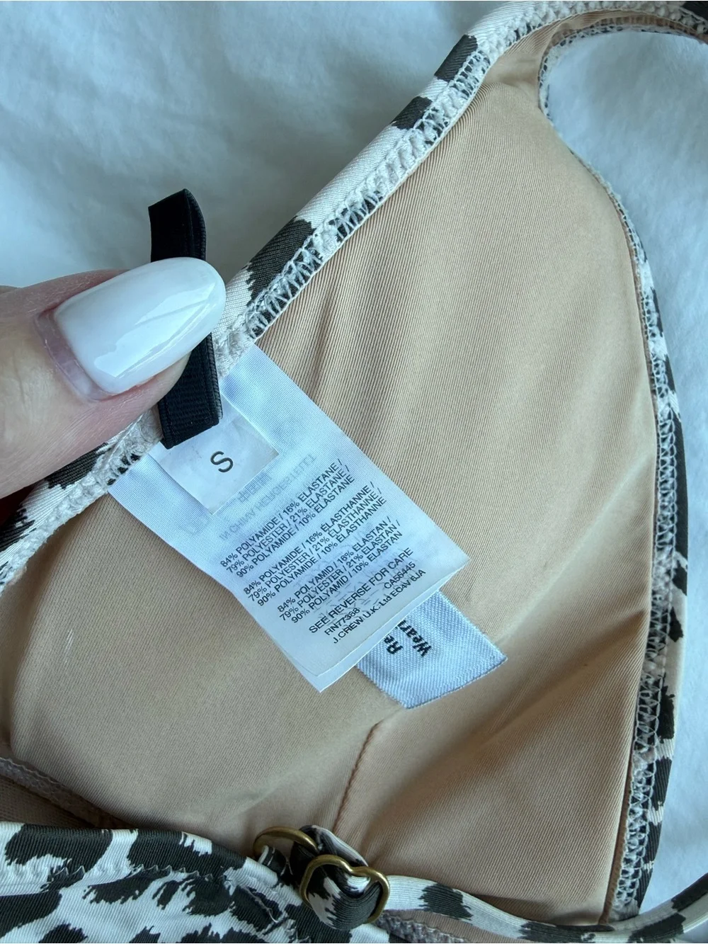 J. Crew Leopard Print Bikini Size Small